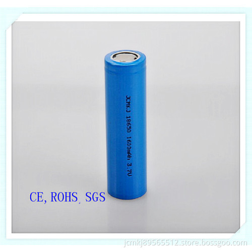 Jcmkj Li-ion Battery 18650-1600mAh, Flat Top, Rechargeable Battery, E-Cigarette Battery, Power Bank, Audio Battery, Power Bank, Li-ion 18650 Battery Pack